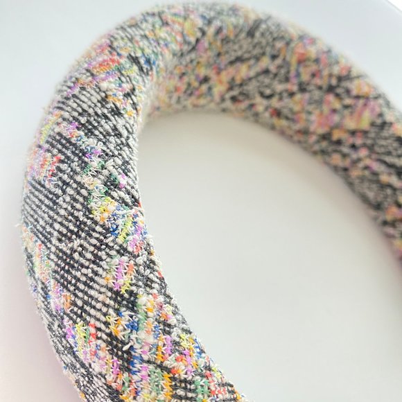 NWOT Tweed Padded Headband - Picture 4 of 4